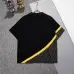 10Fendi T-shirts for men logo printing Black/White #A47088