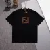 10Fendi T-shirts for men logo printing Black/White #A47094