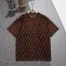 19Fendi T-shirts for men logo printing Black/White/Blue #A47099