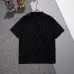 29Fendi T-shirts for men logo printing Black/White/Blue #A47099
