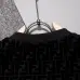 32Fendi T-shirts for men logo printing Black/White/Blue #A47099