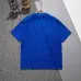 11Fendi T-shirts for men logo printing Black/White/Blue #A47099