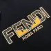 6Fendi T-shirts for men yellow logo #A47102