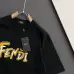 3Fendi T-shirts for men yellow logo #A47113