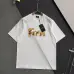 5Fendi T-shirts for men yellow logo #A47113