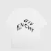1Givenchy T-shirts for MEN Solid Color Crew Neck Black/White #A46474