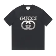 Gucci Men's AAA T-shirts EUR Sizes Black/White #A25304