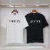 1Gucci T-shirts for Gucci Men's AAA T-shirts 270g Black/White #A53116