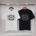 1Gucci T-shirts for Gucci Men's AAA T-shirts 270g Black/White #A53117