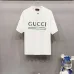 1Gucci T-shirts for Gucci Men's AAA T-shirts 320g Black/White #A53045