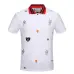 4Gucci Solid Cotton polo with embroideries bee Kingsnake UFO men polo shirts #9100585