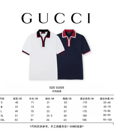 Gucci T-shirts for Gucci Polo Shirts Black/White #A51862