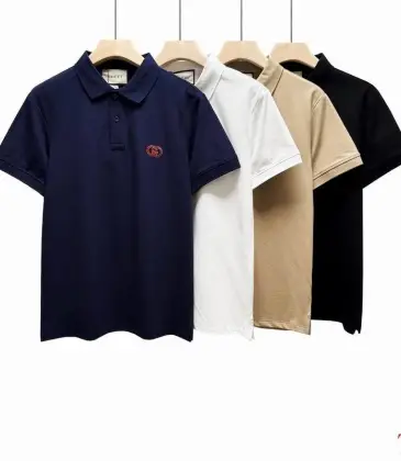Gucci T-shirts for Gucci Polo Shirts Color Black/White/Khaki/Grey #A46553