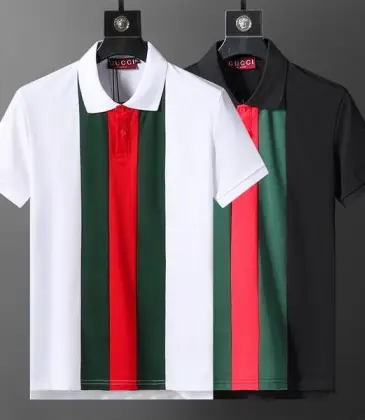 Gucci T-shirts for Gucci Polo Shirts Red and green stripes #A46539