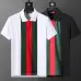 1Gucci T-shirts for Gucci Polo Shirts Red and green stripes #A46539