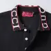 21Gucci T-shirts for Gucci Polo Shirts collar logo Black/White #A46549