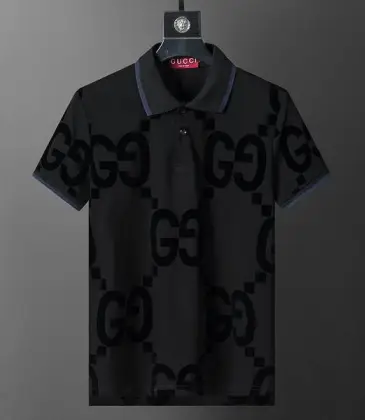 Gucci T-shirts for Gucci Polo Shirts printed Black #A46543