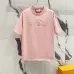23Gucci T-shirts for Men' t-shirts Three-dimensional logo  Black/White/Pink #A46828