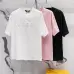 1Gucci T-shirts for Men' t-shirts Three-dimensional logo  Black/White/Pink #A46828