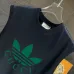 3Gucci x Adidas clover men's tank tops Black #A53003