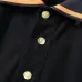 20HERMES T-shirts for HERMES Polo Shirts Buttons Black/WhitePolo Shirts #A46635