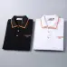 24HERMES T-shirts for HERMES Polo Shirts Buttons Black/WhitePolo Shirts #A46635