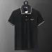 4HERMES T-shirts for HERMES Polo Shirts Buttons Black/WhitePolo Shirts #A46635
