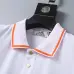 7HERMES T-shirts for HERMES Polo Shirts Buttons Black/WhitePolo Shirts #A46635