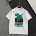 6HERMES T-shirts for HERMES Polo Shirts Coconut Tree Black/White #A47182