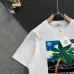9HERMES T-shirts for HERMES Polo Shirts Coconut Tree Black/White #A47182