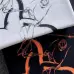 13HERMES T-shirts for HERMES Polo Shirts horse Black/White #A47180