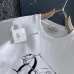 4HERMES T-shirts for HERMES Polo Shirts horse Black/White #A47180