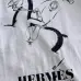 7HERMES T-shirts for HERMES Polo Shirts horse Black/White #A47180