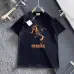 8HERMES T-shirts for HERMES Polo Shirts horse Black/White #A47180