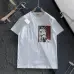 9HERMES T-shirts for HERMES Polo Shirts horse Black/White #A47181