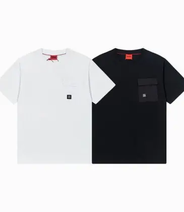 Hugo Boss Polo Shirts for Boss t-shirts Black/White #A47187