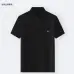5LACOSTE T-Shirs for Men's LACOSTE Polo Mercerized Black/White #A46639