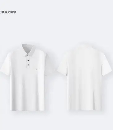 LACOSTE T-Shirs for Men's LACOSTE Polo Mercerized Black/White #A46639