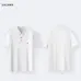1LACOSTE T-Shirs for Men's LACOSTE Polo Mercerized Black/White #A46639