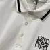 20LOEWE T-shirts Polo for MEN Black/White #A46640