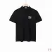 3LOEWE T-shirts Polo for MEN Solid Color Black/White #A46644