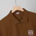 5LOEWE T-shirts Polo for MEN Solid Color Black/White #A46644