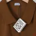 6LOEWE T-shirts Polo for MEN Solid Color Black/White #A46644