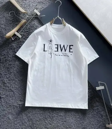 LOEWE T-shirts for MEN Black/White #A47195