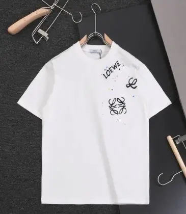 LOEWE T-shirts for MEN Black/White #A47197