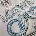 7LOEWE T-shirts for MEN Black/White #A47207