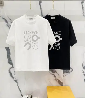 LOEWE T-shirts for MEN Black/White #A47249