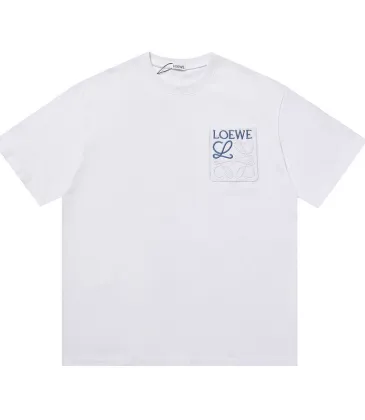 LOEWE T-shirts for MEN Black/White #A51768
