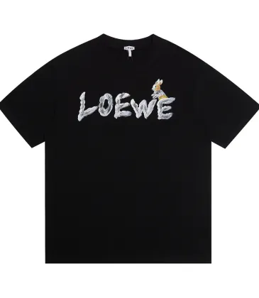 LOEWE T-shirts for MEN Black/White #A51784