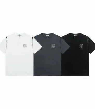 LOEWE T-shirts for MEN Black/White/Grey #A47198